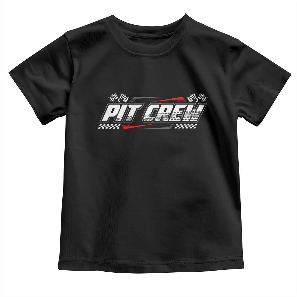 Pit Crew Toddler T Shirt Race Car Family Racing Birthday Parties TS10 Black Print Your Wear