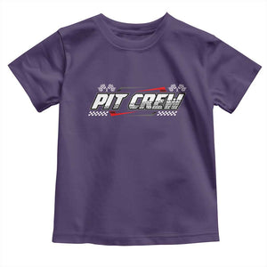Pit Crew Toddler T Shirt Race Car Family Racing Birthday Parties TS10 Purple Print Your Wear