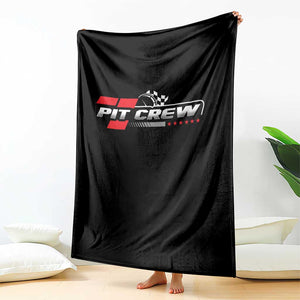 Pit Crew Throw Blanket Family Racing Birthday Race Car TS10 Print Your Wear