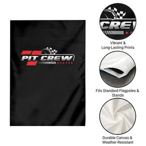 Pit Crew Garden Flag Family Racing Birthday Race Car TS10 Print Your Wear