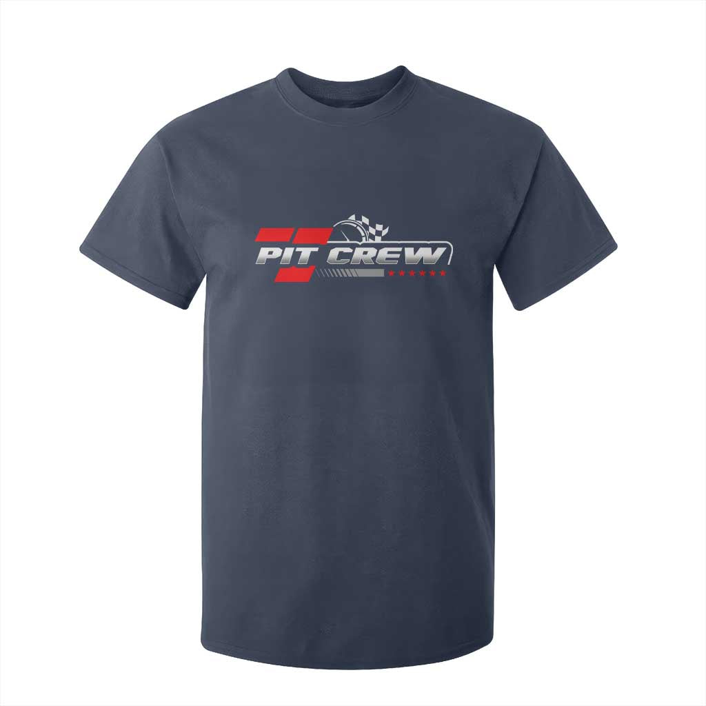Pit Crew T Shirt For Kid Family Racing Birthday Race Car TS10 Navy Print Your Wear