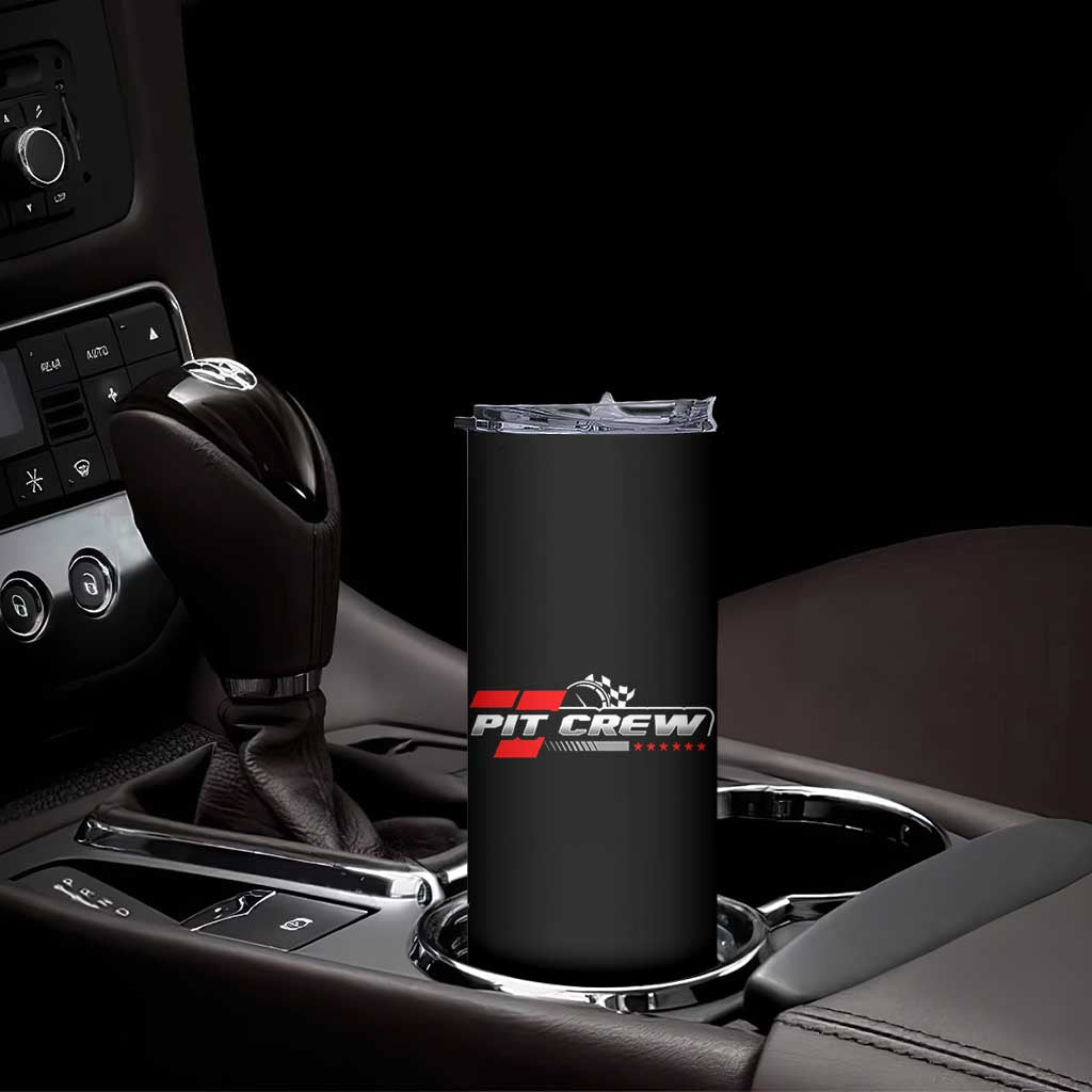 Pit Crew Skinny Tumbler Family Racing Birthday Race Car TS10 Print Your Wear