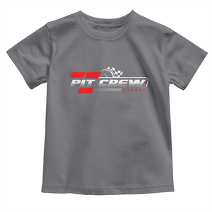 Pit Crew Toddler T Shirt Family Racing Birthday Race Car TS10 Charcoal Print Your Wear