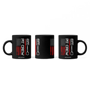 Pit Crew Coffee Mug Racing Race Car American Flag TS10 Print Your Wear