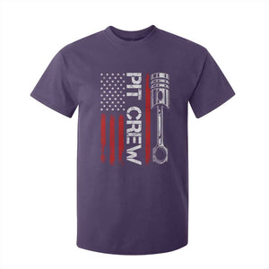 Pit Crew T Shirt For Kid Racing Race Car American Flag TS10 Purple Print Your Wear
