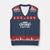 Mom Pit Crew V-Neck Knit Sweater Vest Race Car Family Racing Birthday Hosting Parties TS10 Navy Red Print Your Wear