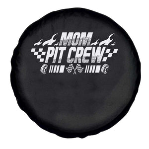 Mom Pit Crew Spare Tire Cover Race Car Family Racing Birthday Hosting Parties TS10 Print Your Wear