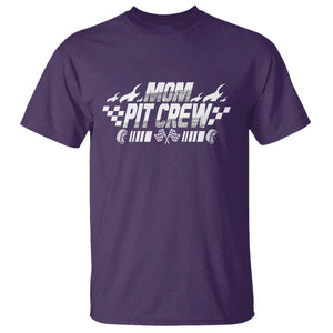 Mom Pit Crew T Shirt Race Car Family Racing Birthday Hosting Parties TS10 Purple Print Your Wear