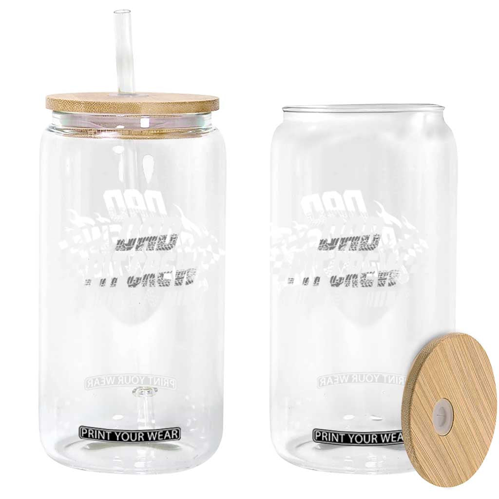 Dad Pit Crew Glass Can Race Car Family Racing Birthday Hosting Parties TS10 Print Your Wear