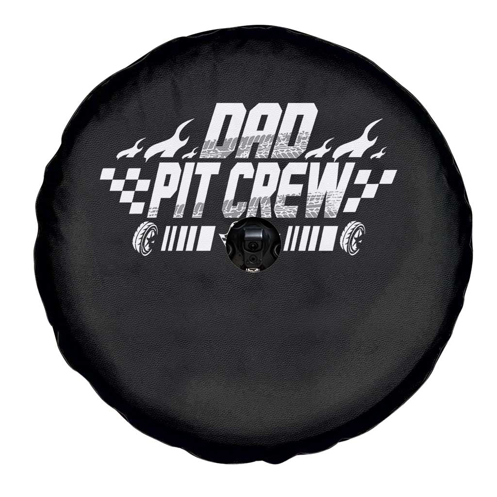 Dad Pit Crew Spare Tire Cover Race Car Family Racing Birthday Hosting Parties TS10 Print Your Wear