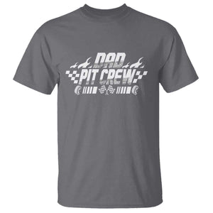 Dad Pit Crew T Shirt Race Car Family Racing Birthday Hosting Parties TS10 Charcoal Print Your Wear