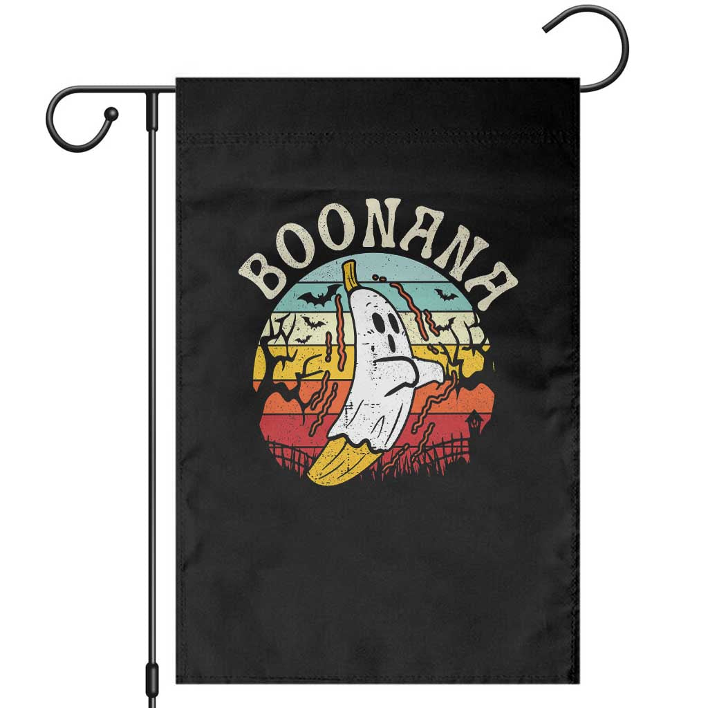 Boonana Cute Ghost Banana Halloween Costume Garden Flag TS10 Black Print Your Wear