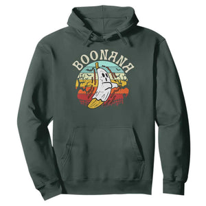 Boonana Cute Ghost Banana Halloween Costume Hoodie TS10 Dark Forest Green Print Your Wear