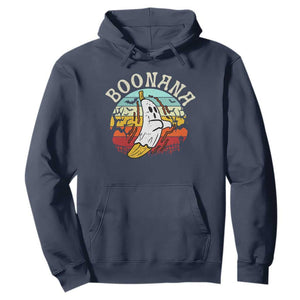 Boonana Cute Ghost Banana Halloween Costume Hoodie TS10 Navy Print Your Wear