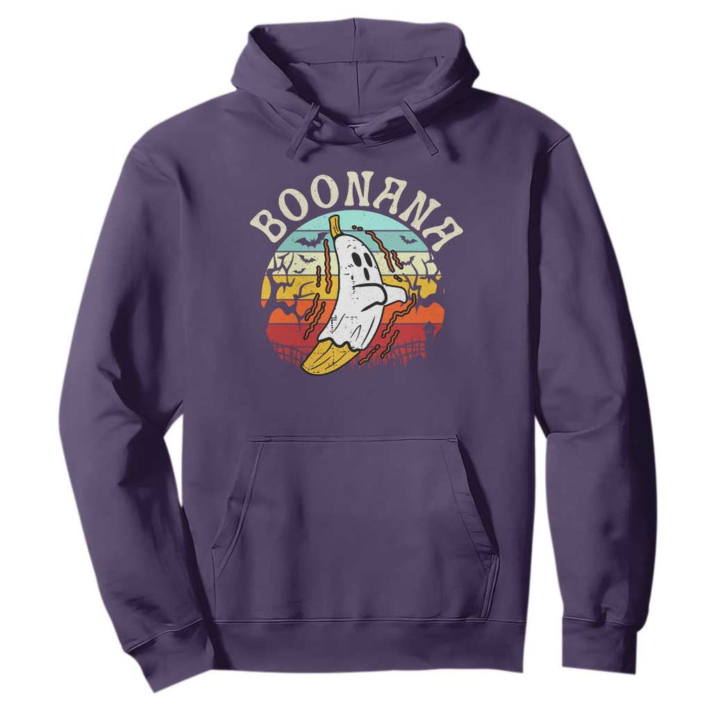 Boonana Cute Ghost Banana Halloween Costume Hoodie TS10 Purple Print Your Wear