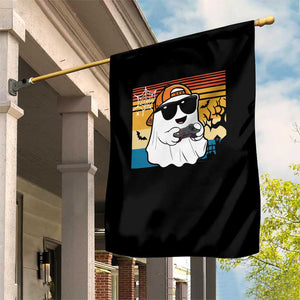 Halloween Boys Kids Ghost Gamer Scary Costume Gaming Men Garden Flag Retro Funny Halloween TS10 Print Your Wear