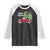 Dinosaur Christmas Tree Raglan Shirt Merry Rexmas Xmas Pet Dino Trex Red Truck Family TS10 Black White Print Your Wear