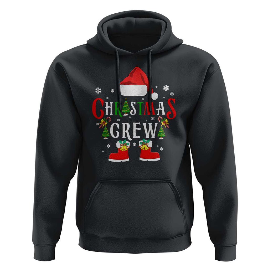 Christmas Crew Hoodie Merry and Bright Christmas Shirt Xmas TS10 Black Print Your Wear