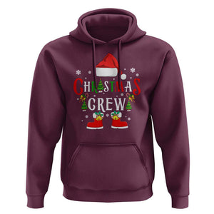 Christmas Crew Hoodie Merry and Bright Christmas Shirt Xmas TS10 Maroon Print Your Wear
