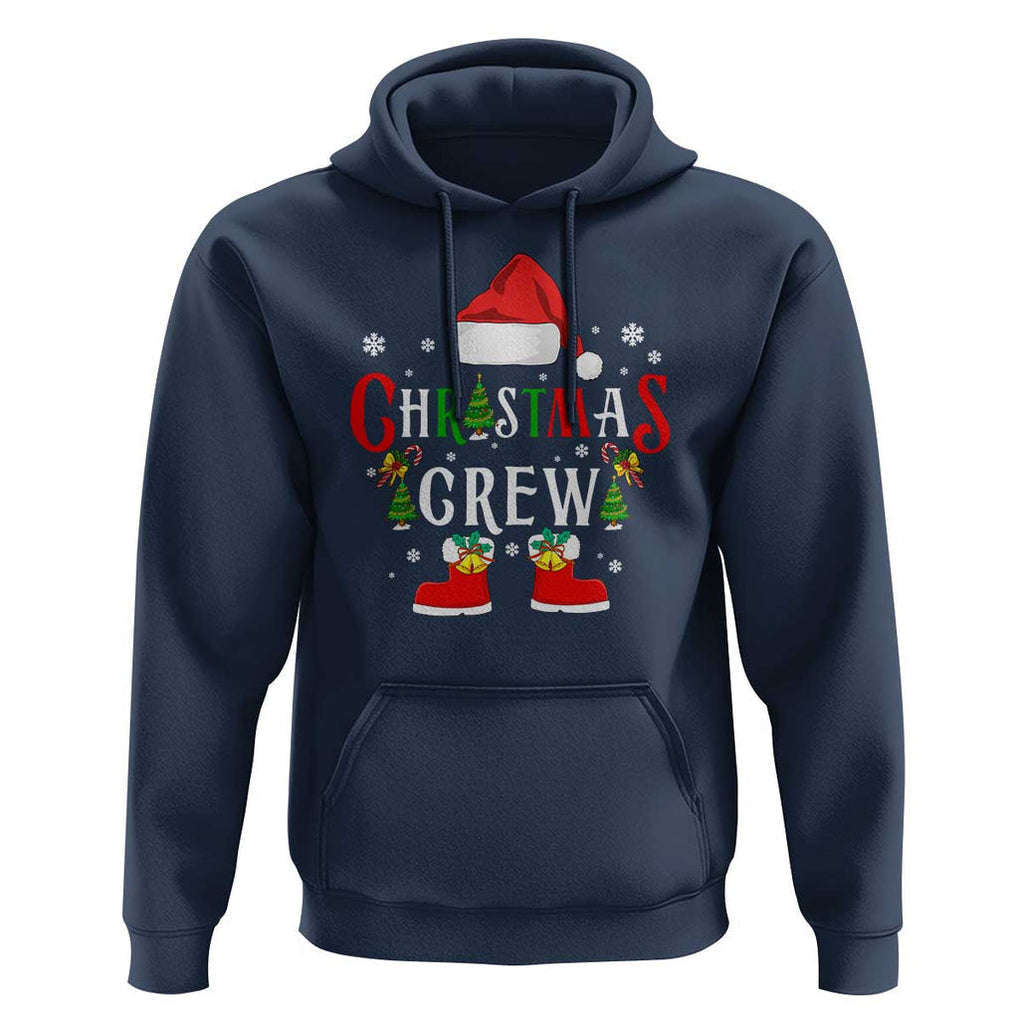Christmas Crew Hoodie Merry and Bright Christmas Shirt Xmas TS10 Navy Print Your Wear