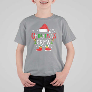 Christmas Crew T Shirt For Kid Merry and Bright Christmas Shirt Xmas TS10 Sport Gray Print Your Wear
