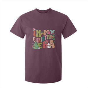 In My Christmas Era T Shirt For Kid Cute Groovy Holiday Xmas TS10 Maroon Print Your Wear