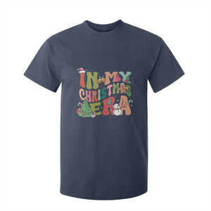 In My Christmas Era T Shirt For Kid Cute Groovy Holiday Xmas TS10 Navy Print Your Wear