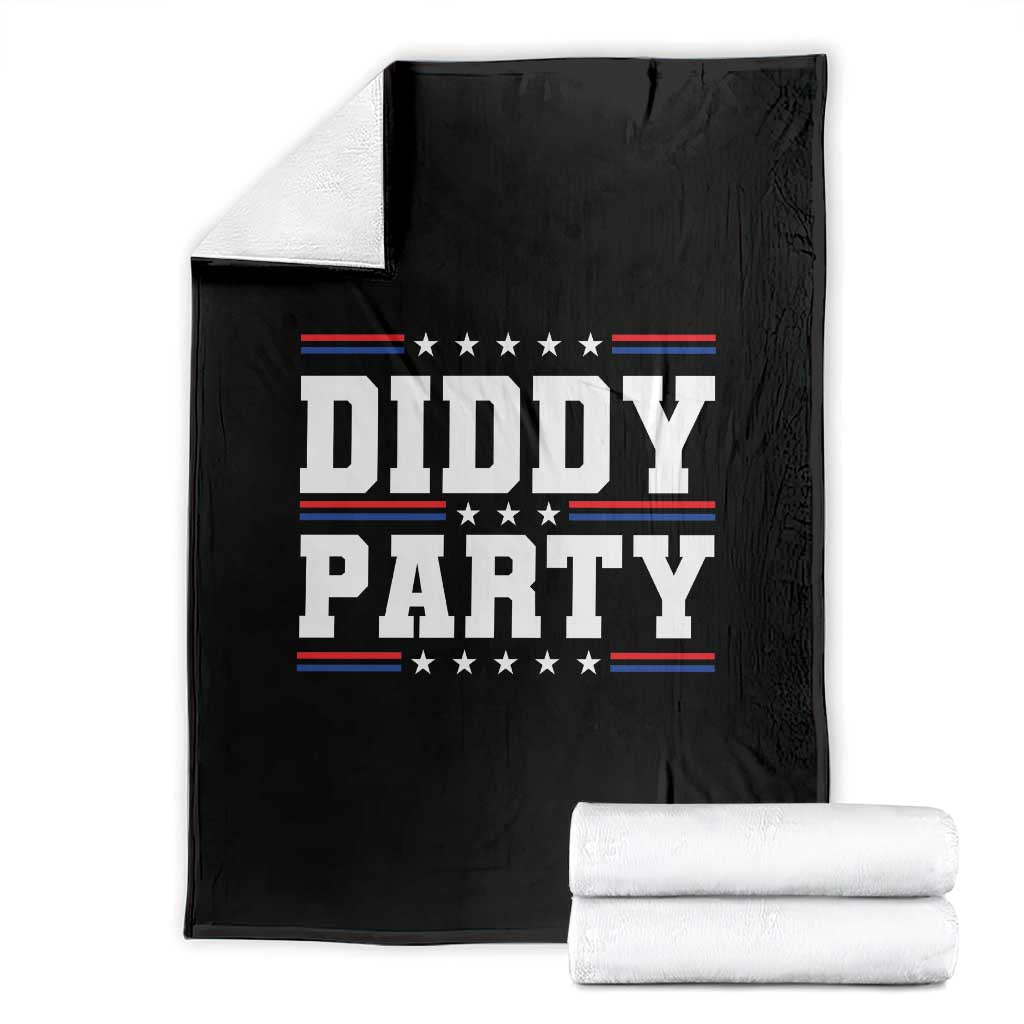 Diddy Party Throw Blanket Funny Offensive Humorous Saying TS10 Black Print Your Wear