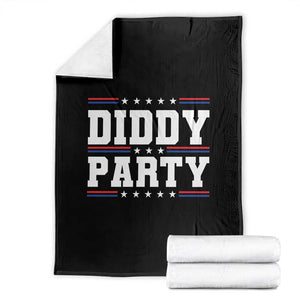 Diddy Party Throw Blanket Funny Offensive Humorous Saying TS10 Black Print Your Wear