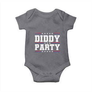 Diddy Party Baby Onesie Funny Offensive Humorous Saying TS10 Charcoal Print Your Wear