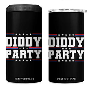 Diddy Party 4 in 1 Can Cooler Tumbler Funny Offensive Humorous Saying TS10 One Size: 16 oz Black Print Your Wear