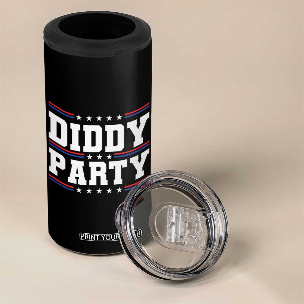 Diddy Party 4 in 1 Can Cooler Tumbler Funny Offensive Humorous Saying TS10 Print Your Wear