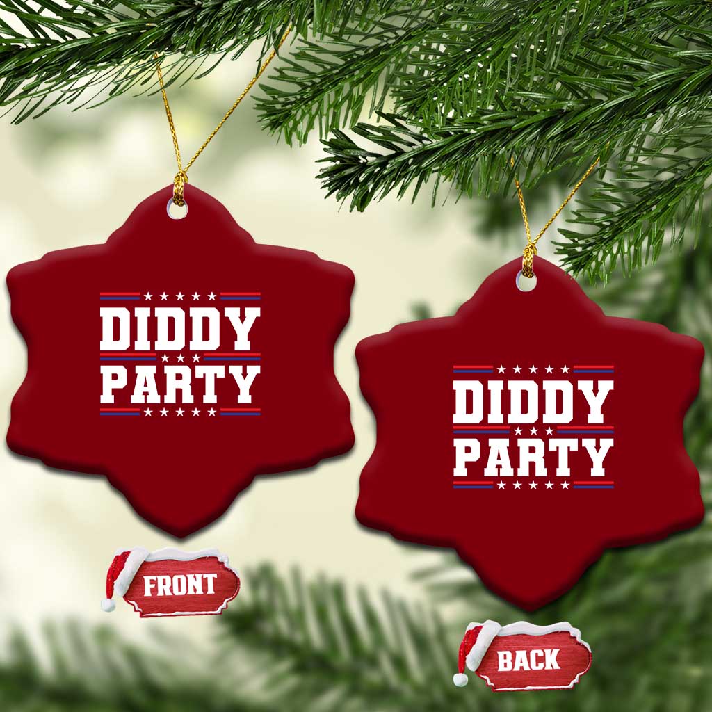 Diddy Party Ceramic Ornament Funny Offensive Humorous Saying TS10 Print Your Wear
