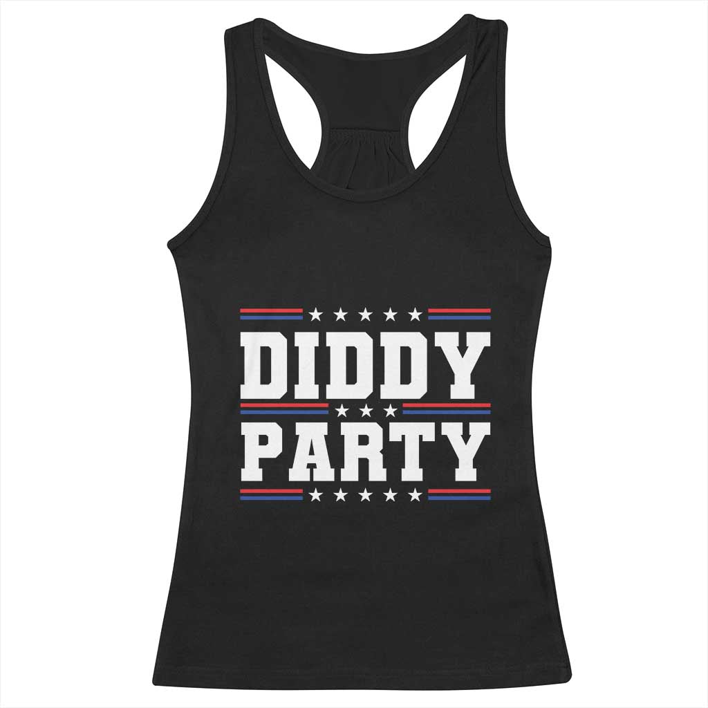 Diddy Party Racerback Tank Top Funny Offensive Humorous Saying TS10 Black Print Your Wear