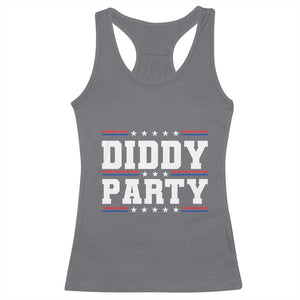 Diddy Party Racerback Tank Top Funny Offensive Humorous Saying TS10 Charcoal Print Your Wear