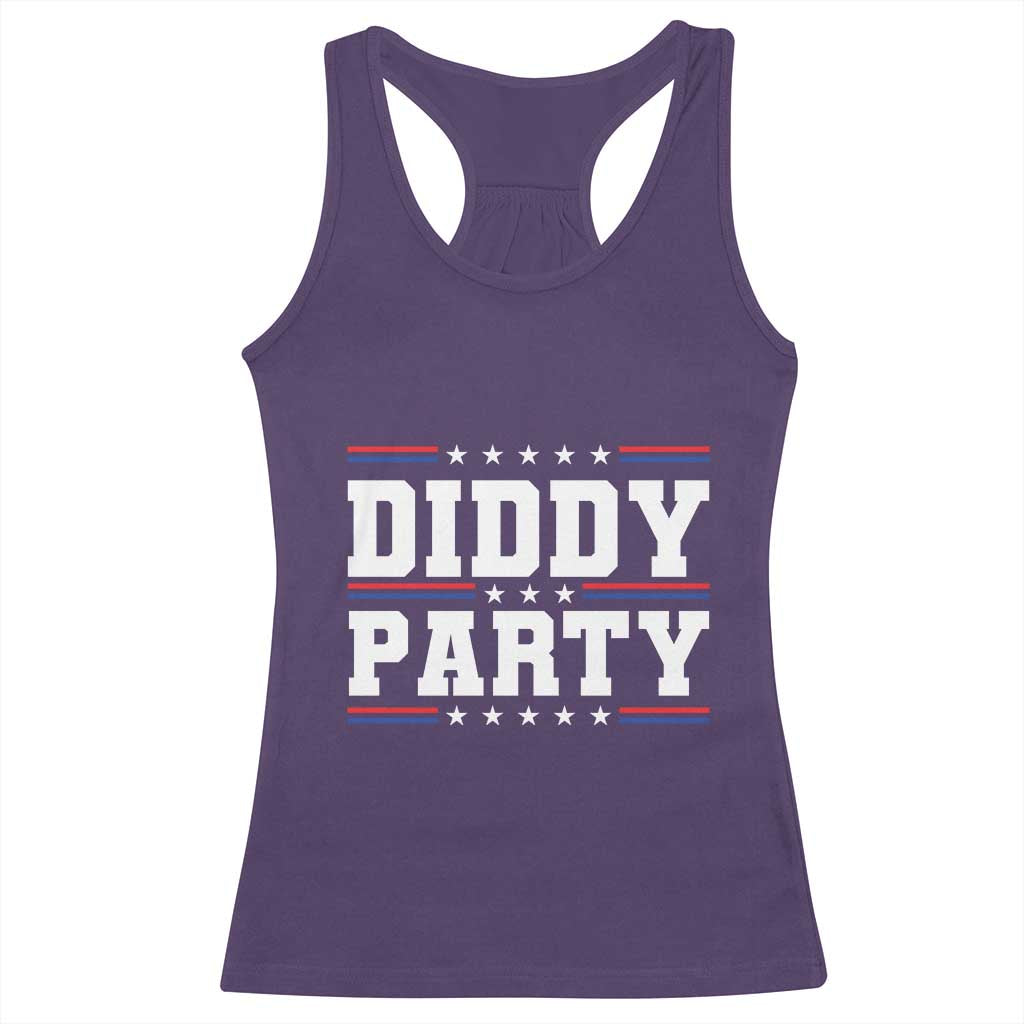 Diddy Party Racerback Tank Top Funny Offensive Humorous Saying TS10 Purple Print Your Wear