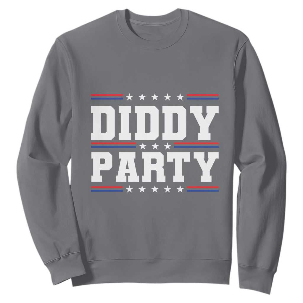 Diddy Party Sweatshirt Funny Offensive Humorous Saying TS10 Charcoal Print Your Wear