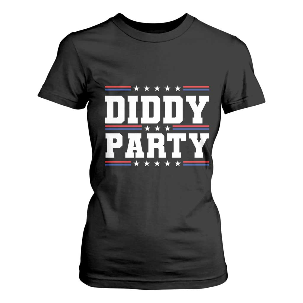 Diddy Party T Shirt For Women Funny Offensive Humorous Saying TS10 Black Print Your Wear