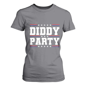 Diddy Party T Shirt For Women Funny Offensive Humorous Saying TS10 Charcoal Print Your Wear