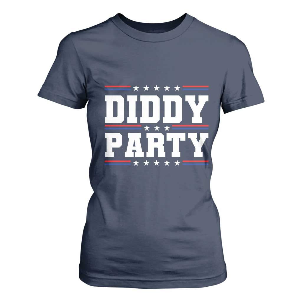 Diddy Party T Shirt For Women Funny Offensive Humorous Saying TS10 Navy Print Your Wear