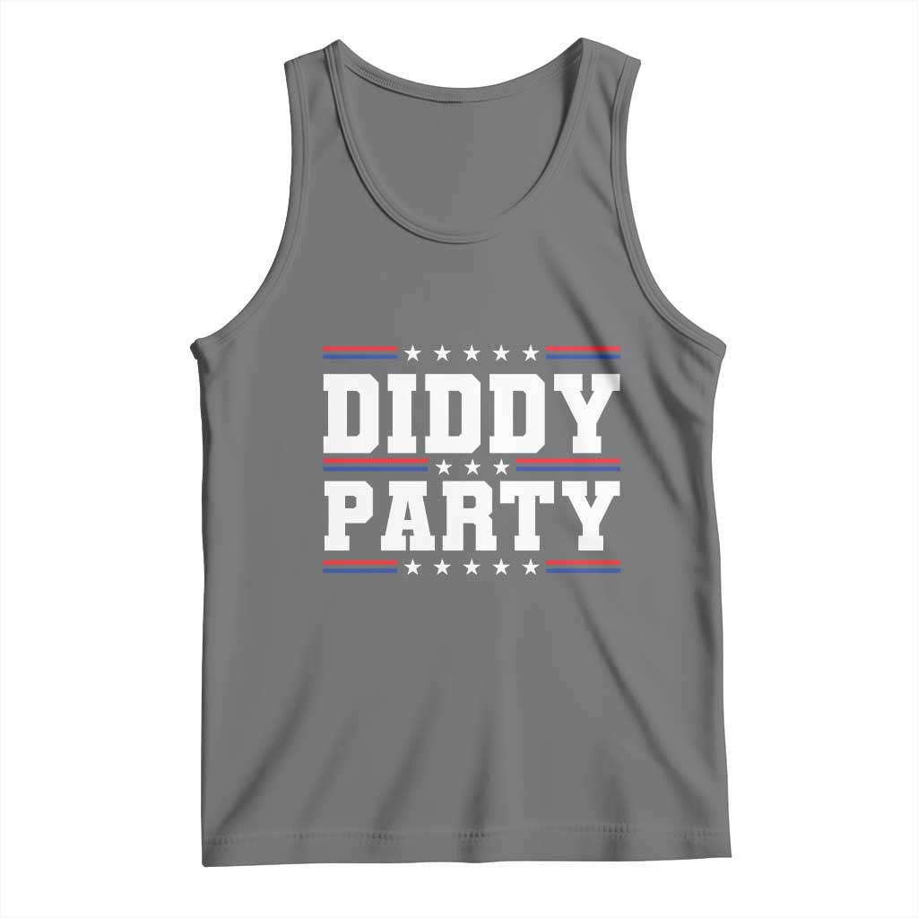 Diddy Party Tank Top Funny Offensive Humorous Saying TS10 Black Heather Print Your Wear