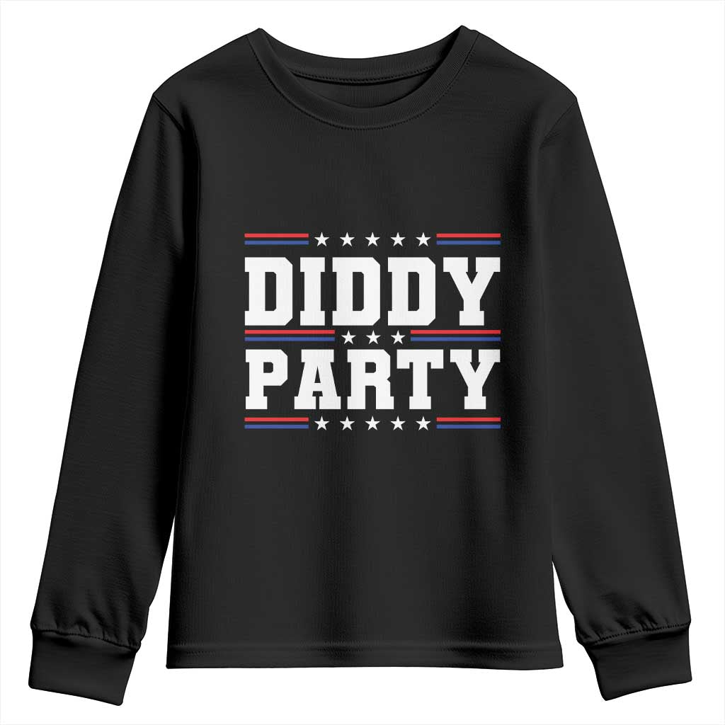 Diddy Party Youth Sweatshirt Funny Offensive Humorous Saying TS10 Black Print Your Wear