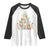 Christmas Teacher Raglan Shirt In My Very Merry Teacher Era Xmas Tree TS10 White Black Print Your Wear