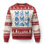 Coquette Bow Ugly Christmas Sweater Cozy Winter Xmas Gift Blue Holiday TS10 Red Print Your Wear