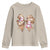 Gingerbread Coquette Bow Christmas Youth Sweatshirt Cute Snowman Girly Xmas Gifts For Her TS10 Sand Print Your Wear
