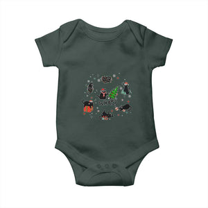 Cute Cat Christmas Baby Onesie What? Funny Meowy Catmas Gift For New Year TS10 Print Your Wear