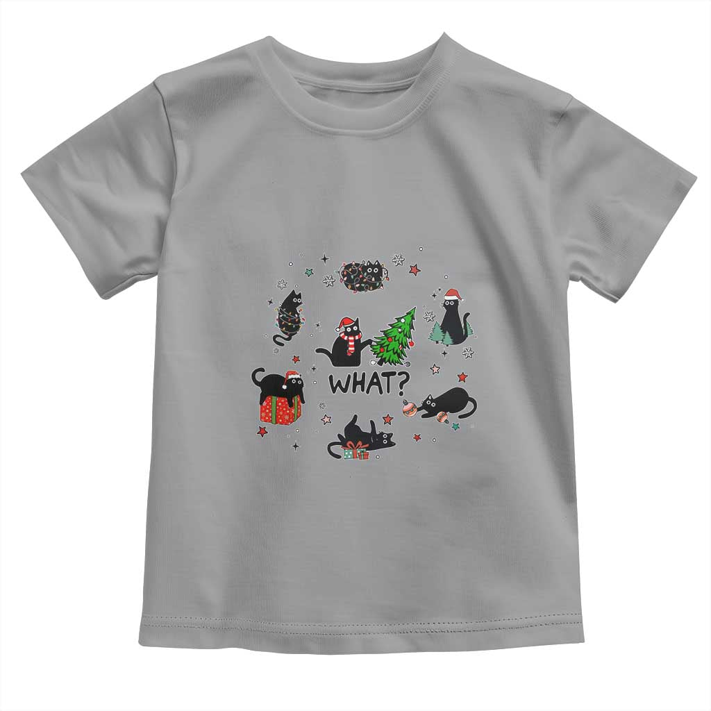 Cute Cat Christmas Baby Shirt What? Funny Meowy Catmas Gift For New Year TS10 Sport Gray Print Your Wear