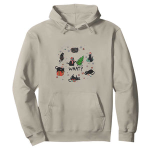 Cute Cat Christmas Hoodie What? Funny Meowy Catmas Gift For New Year TS10 Sand Print Your Wear