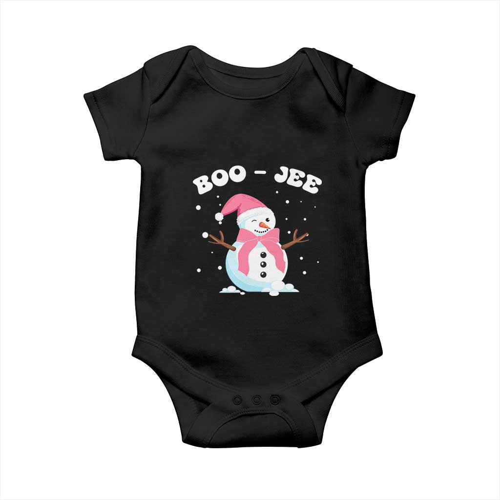Bougie Snowman Baby Onesie Pink Christmas Xmas Gifts TS10 Black Print Your Wear