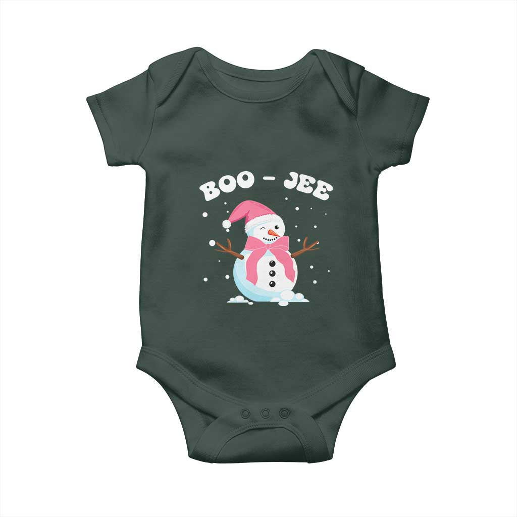 Bougie Snowman Baby Onesie Pink Christmas Xmas Gifts TS10 Print Your Wear